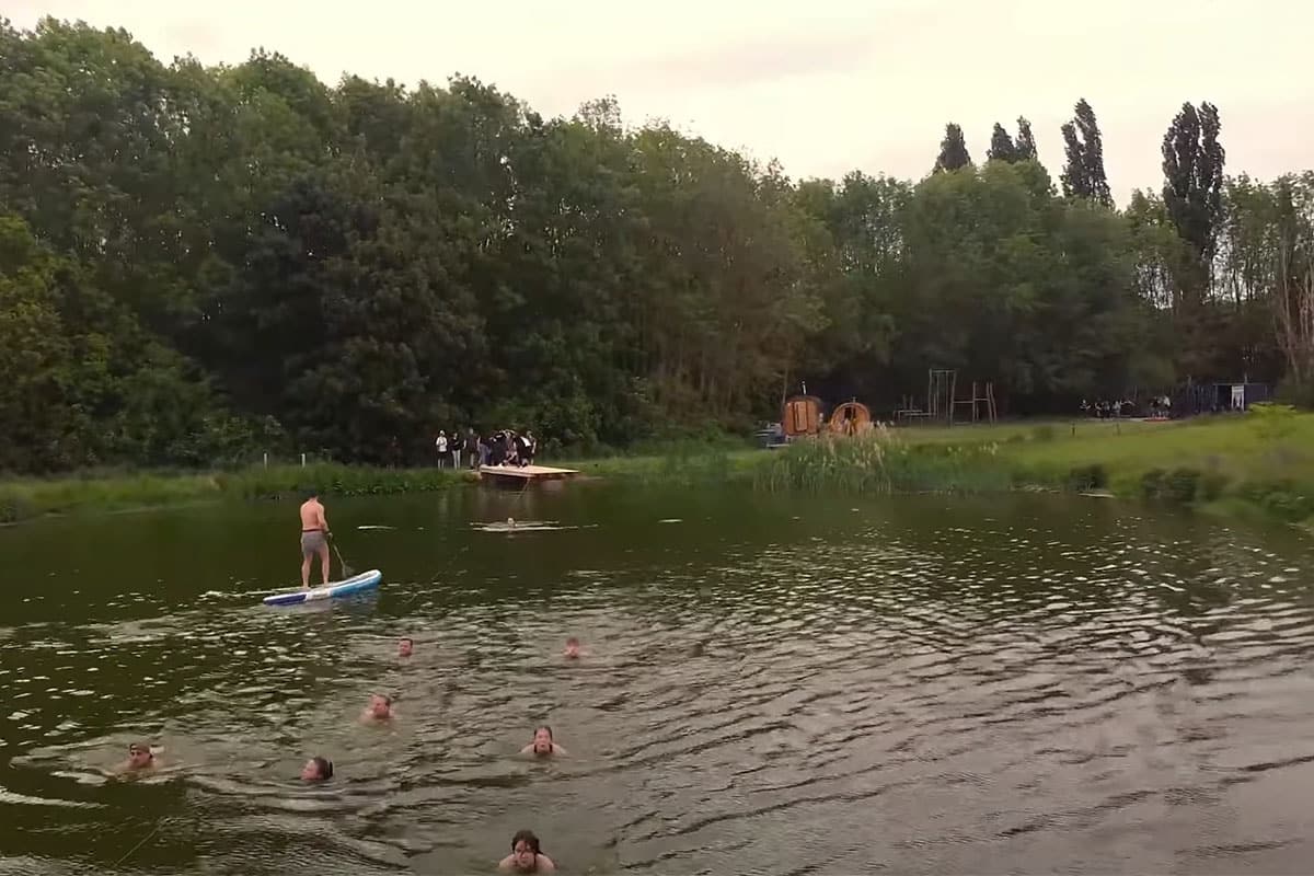 Schwimmen beim besten Bootcamp Deutschlands
